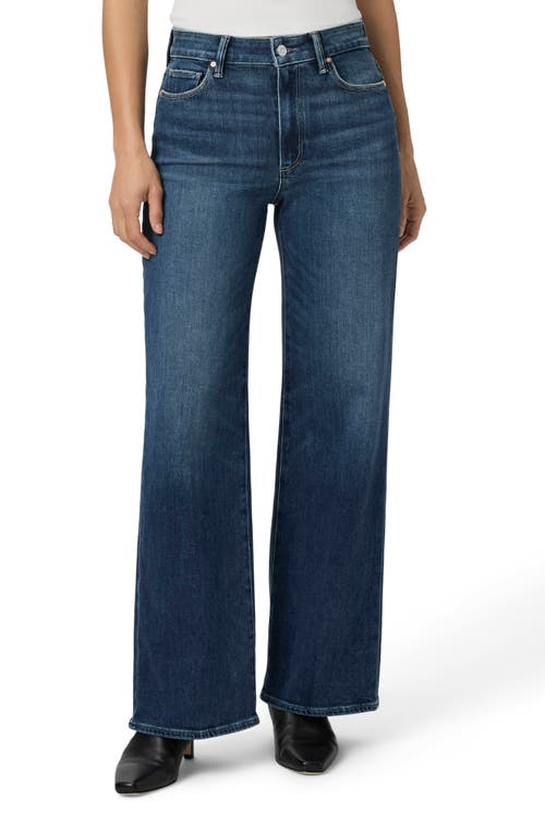 Paige Petites Anessa High Rise Wide Leg Jeans In Foreign Film In Allusion