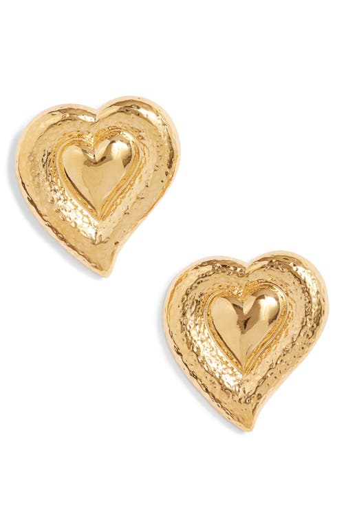 Frasier Sterling Praque Heart Shaped Earrings