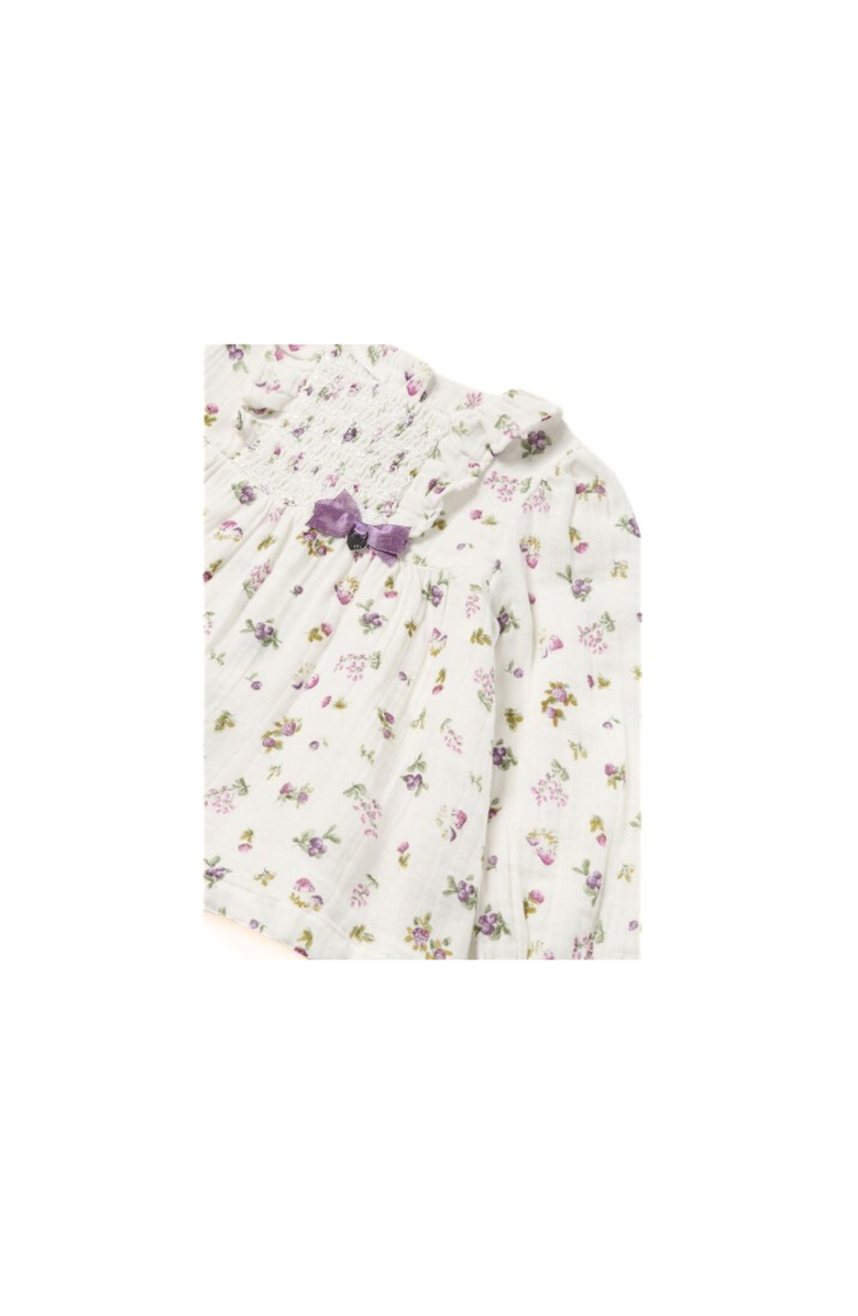 Mayoral Cotton Gauze Blouse, Alternate, color, Ivory