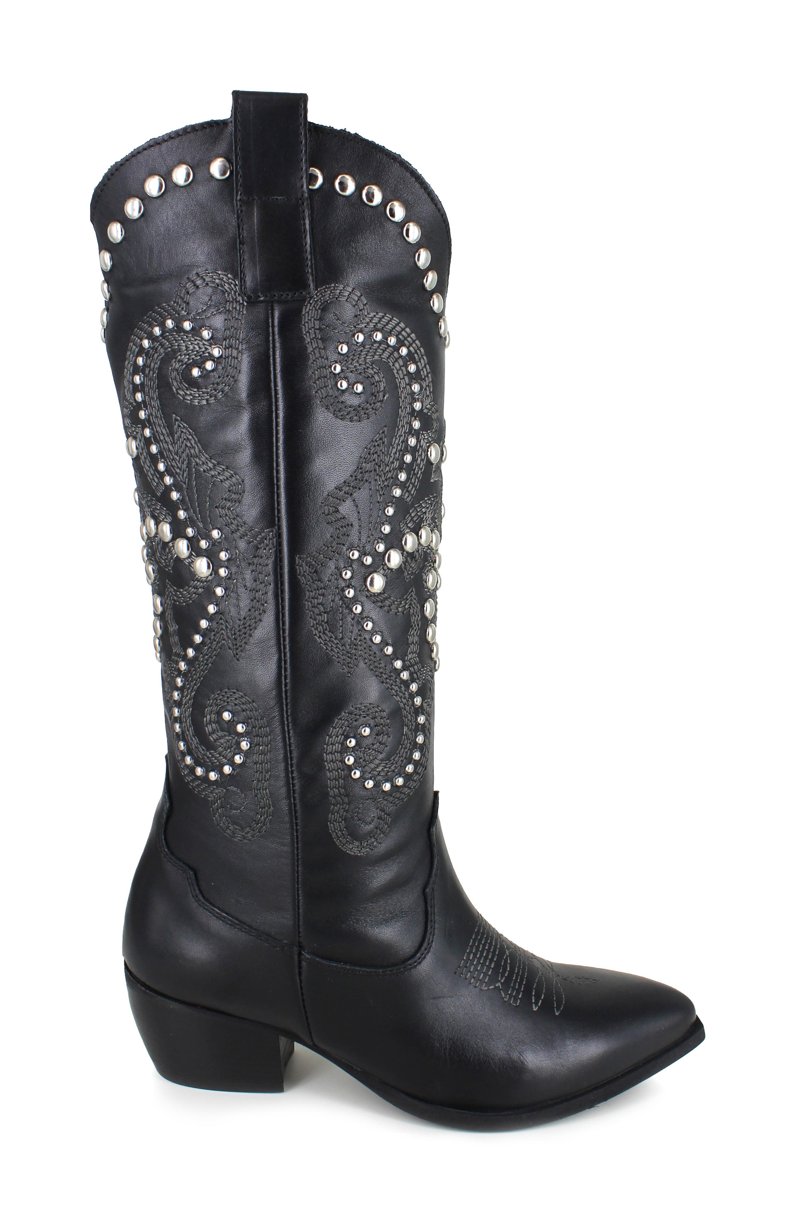 ZIGI Jacki Pointed Toe Western Boot, Alternate, color, 