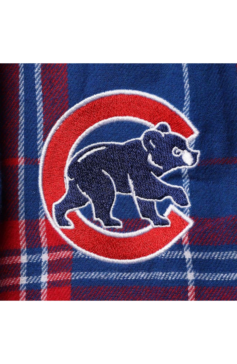 CONCEPTS SPORT Women's Concepts Sport Royal Chicago Cubs Plus Size T-Shirt and Flannel Pants Sleep Set, Alternate, color, 