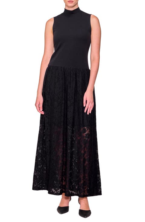 Lace Skirt Maxi Dress