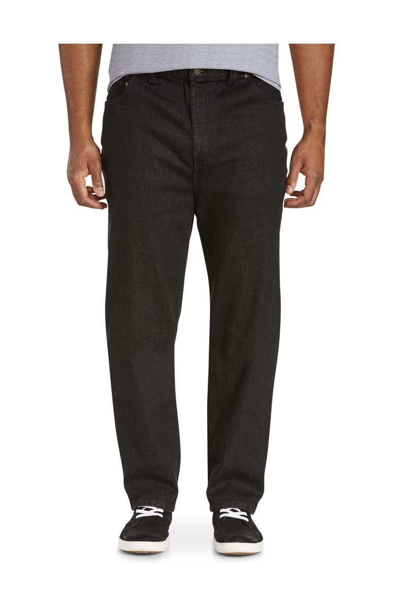 Harbor Bay by DXL Big & Tall Continuous Comfort Stretch Jeans, Main, color, Black