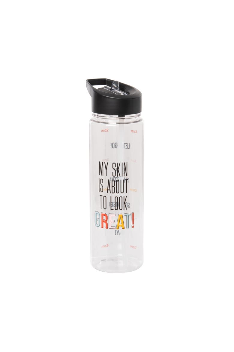 About To Look Great Tritan Bottle Plastic White 22 oz, Main, color, Clear