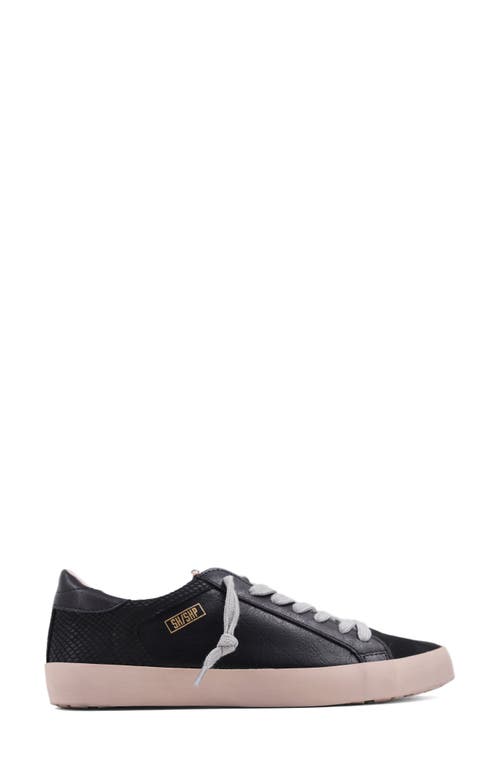 Shushop Rebel Sneaker In Black