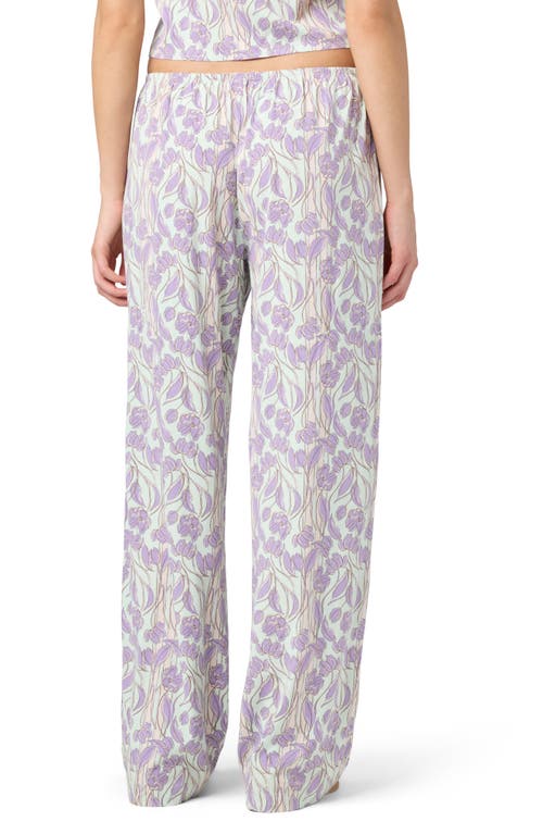 Florence By Mills Relaxed Fit Pajama Pants In Ambro Fan Floral