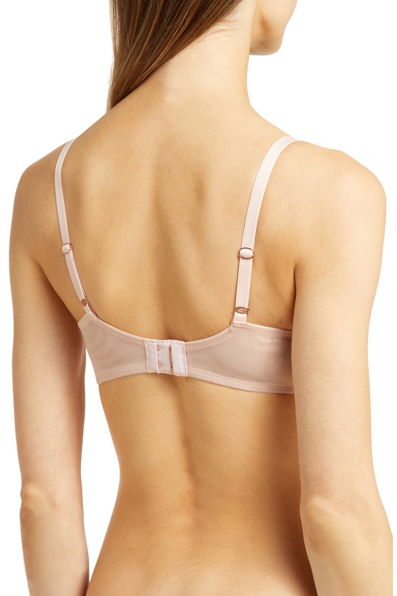Spellbound Underwire Full Coverage Bra, Alternate, color, CORAL CMBO