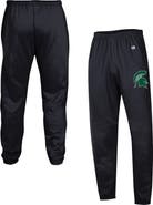 Champion Men's Champion Black Michigan State Spartans Powerblend Banded Fleece Sweatpants