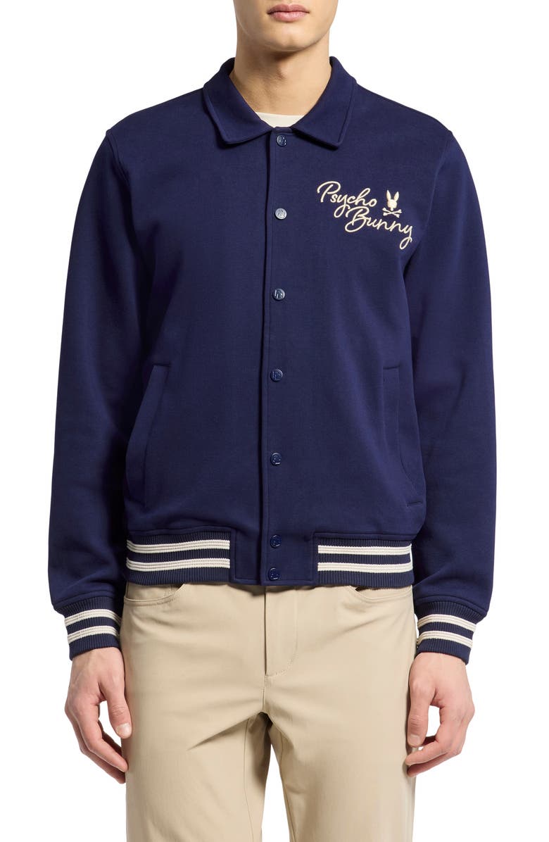 Psycho Bunny Desert Coach Bomber Jacket, Main, color,