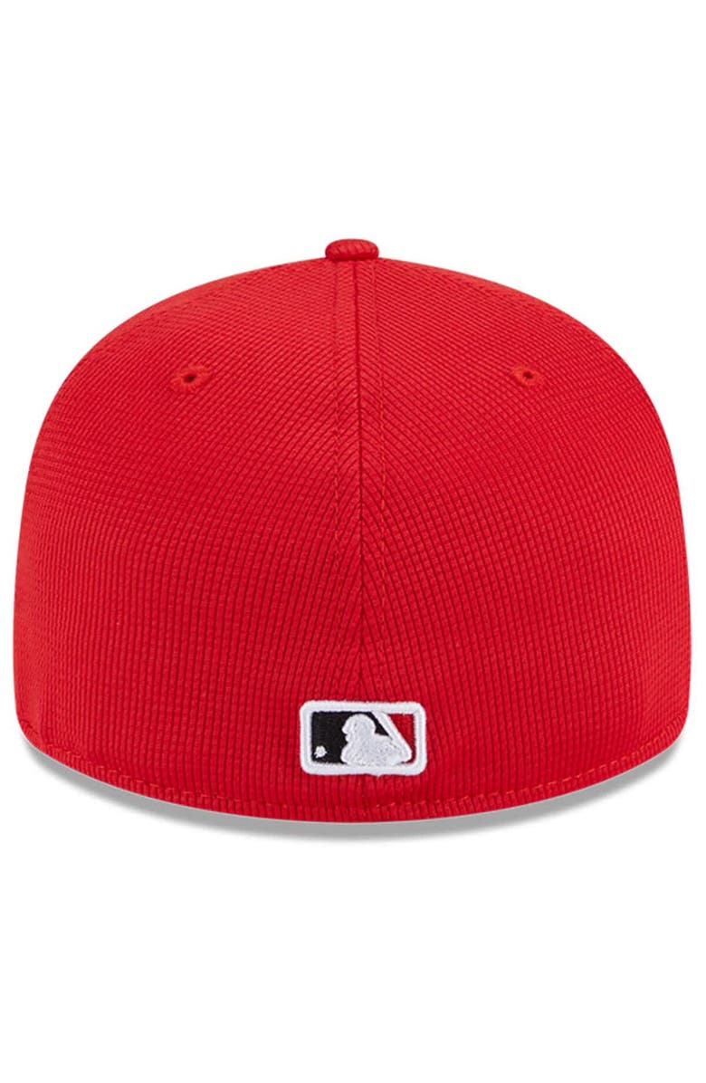 New Era Men's New Era Red Cincinnati Reds City Connect Batting Practice Low Profile 59FIFTY Fitted Hat, Alternate, color, Red