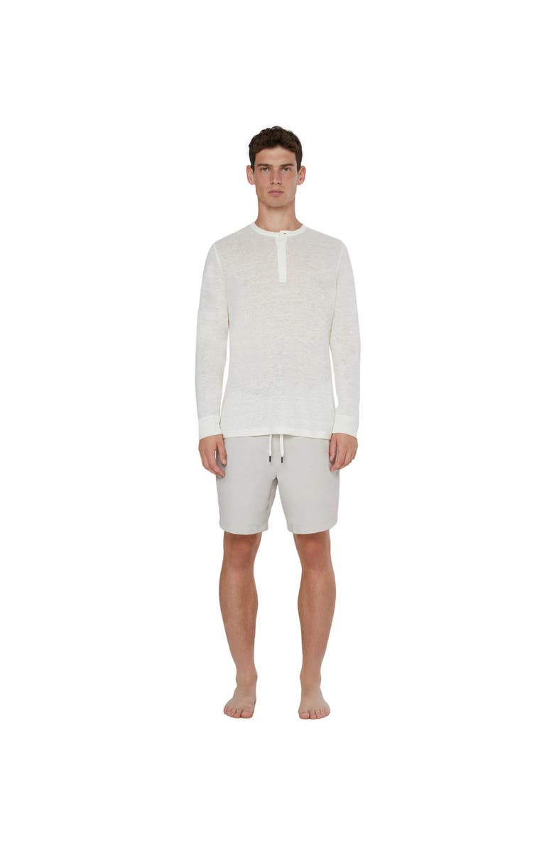 Onia Long Sleeve Linen Henley, Main, color, 