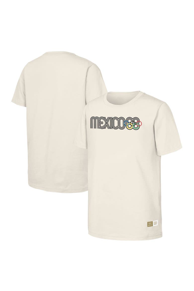 Men's  Natural 1968 Mexico Games Olympic Heritage T-Shirt, Alternate, color, Natural
