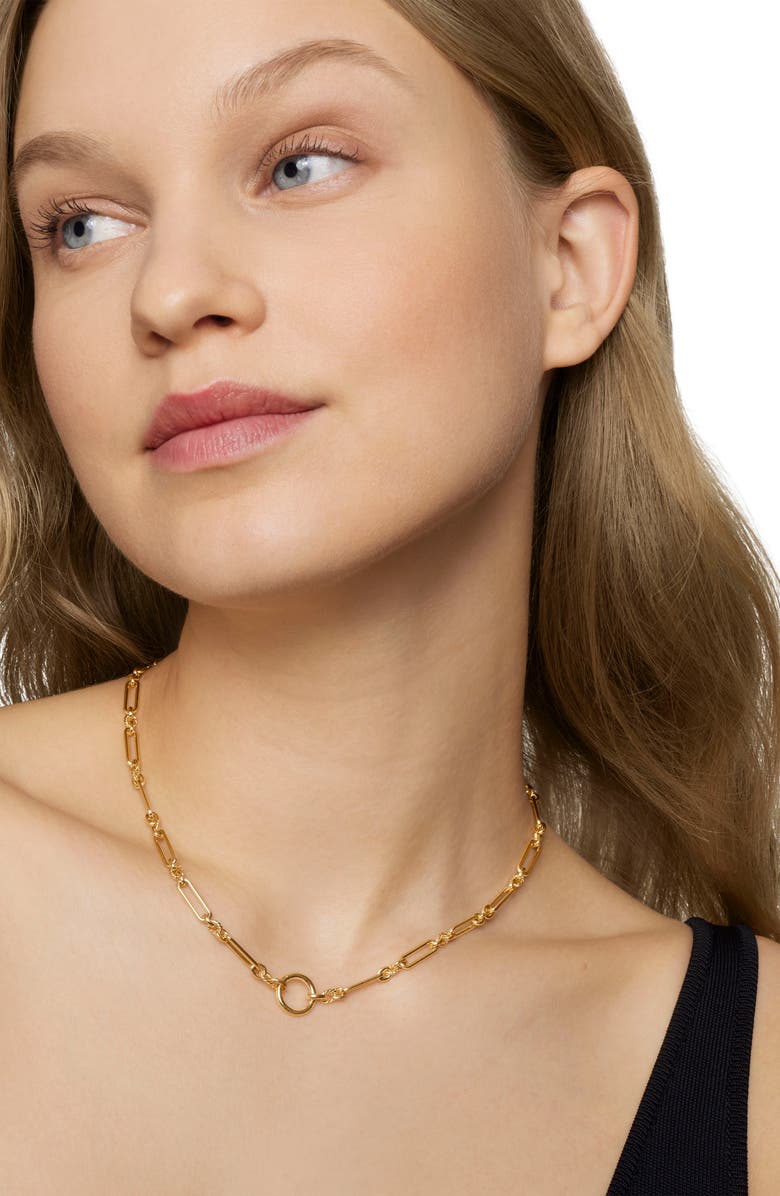 David Yurman Lexington Chain Necklace in 18K Yellow Gold, Alternate, color, Yellow Gold