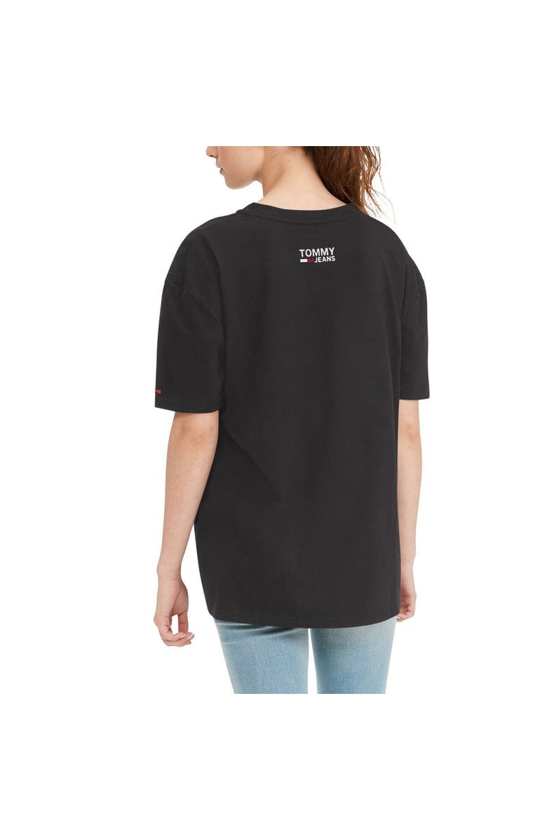 TOMMY JEANS Women's Tommy Jeans Black Chicago Bulls Ashley V-Neck T-Shirt, Alternate, color, Black