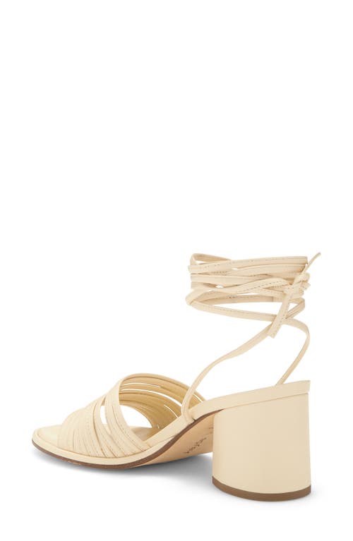 Aeyde Natania Ankle Strap Sandal In Creamy