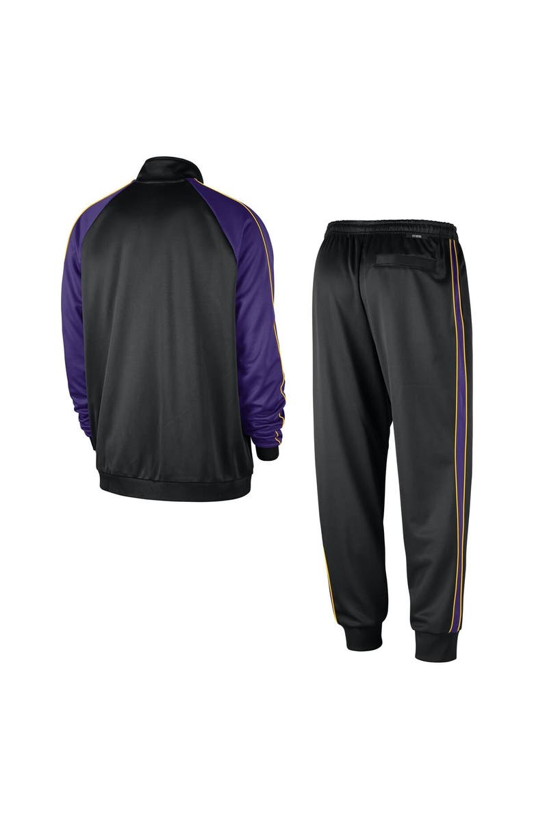 Nike Men's Nike Black Los Angeles Lakers 2024/25 City Edition Lightweight Full-Zip Jacket & Pants Set, Alternate, color, 