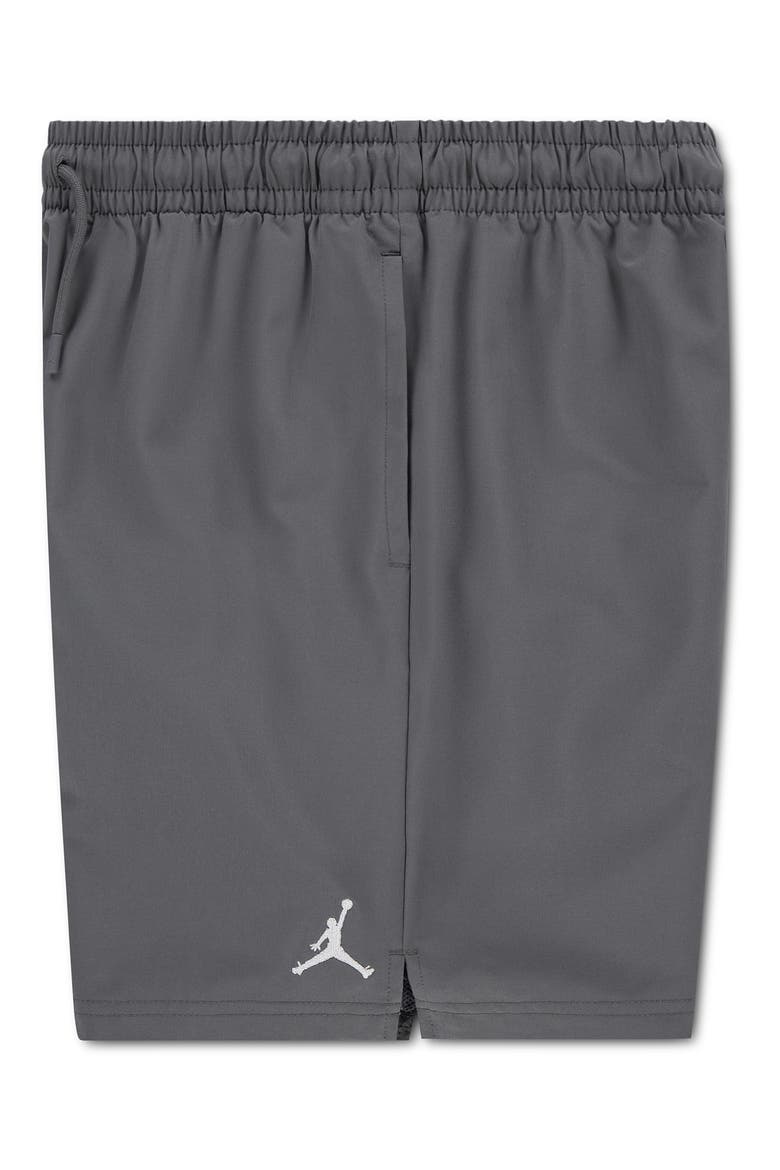 Kids' Jumpman Brooklyn Shorts, Alternate, color, IRON GRAY