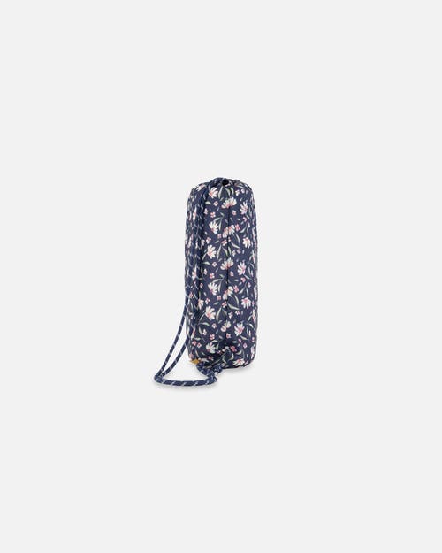 Deux Par Deux Drawstring Bag Flower In Blue