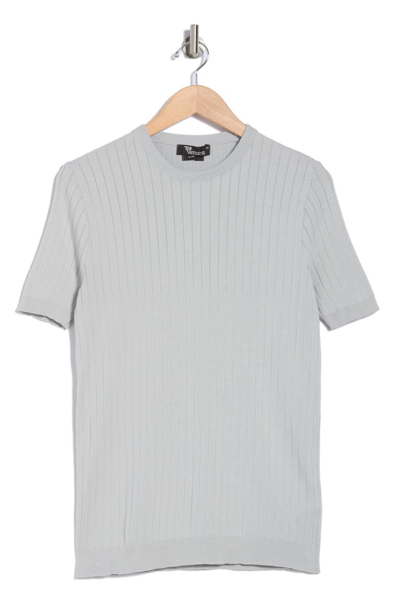 T.R. PREMIUM Slim Fit Sweater T-Shirt, Alternate, color, Grey