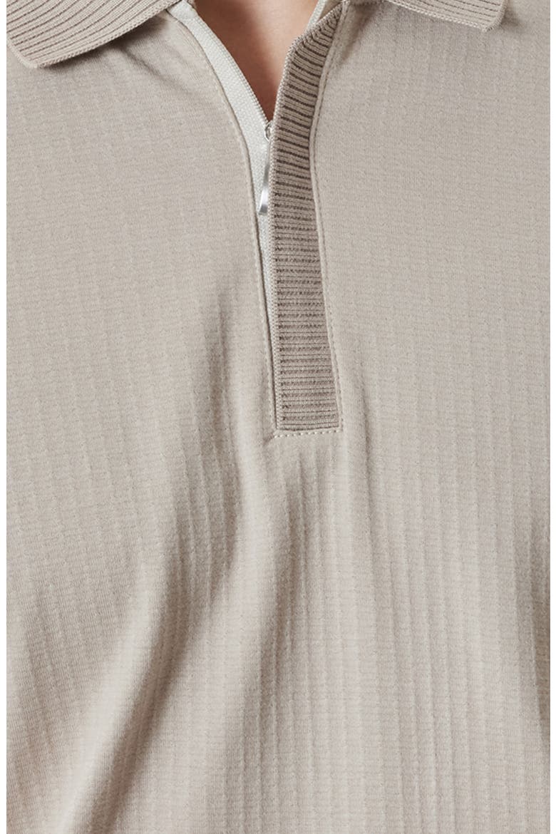 Whistler Half Zip Polo, Alternate, color, SAND