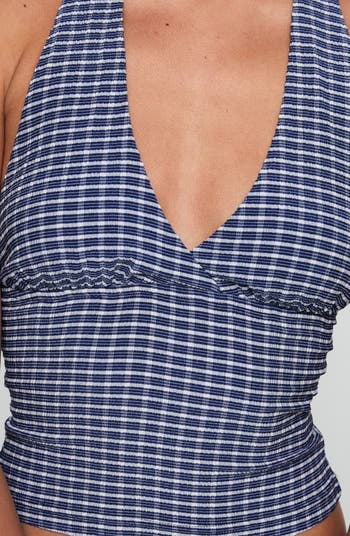 Whimsy Gingham Halter Top