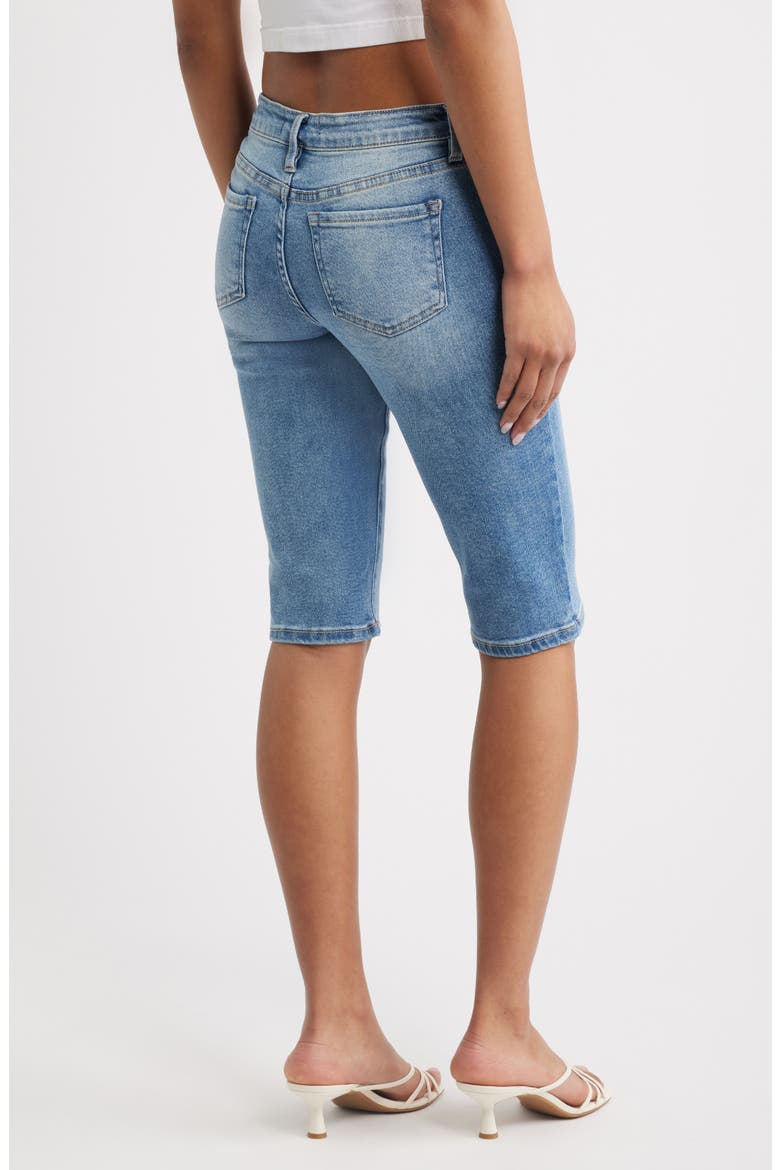 Essential Low Rise Denim Capri Jeans, Alternate, color, MEDIUM BLUE