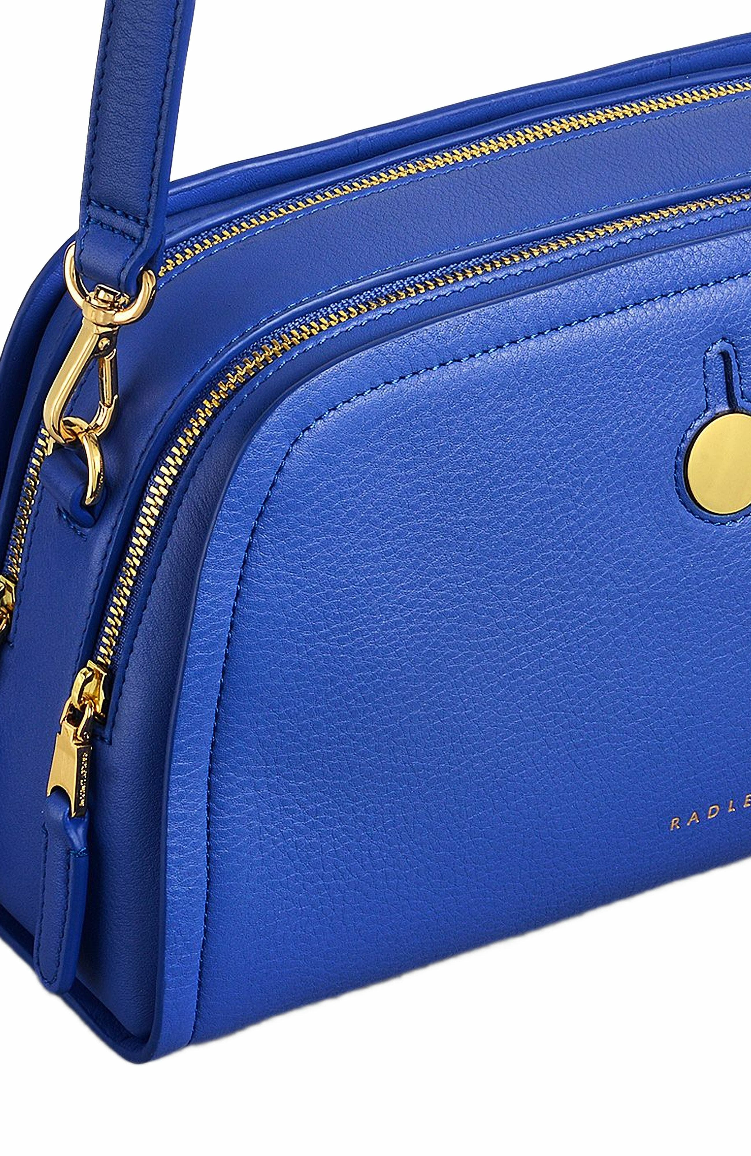Bathurst Mews Small Ziptop Crossbody Bag, Alternate, color, Yves Blue
