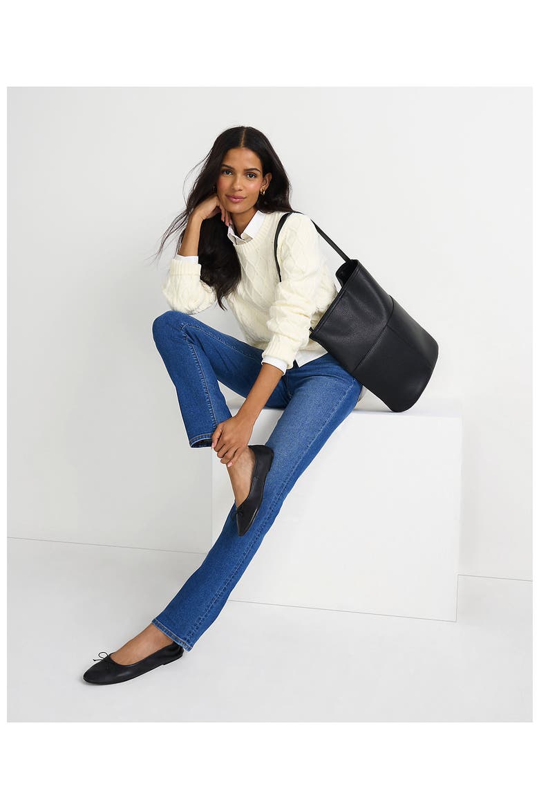 Recover High Rise Straight Leg Blue Jeans, Alternate, color, Indigo Tide Blue