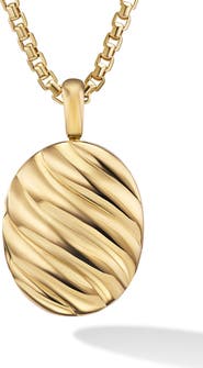 David Yurman Sculpted Cable Locket