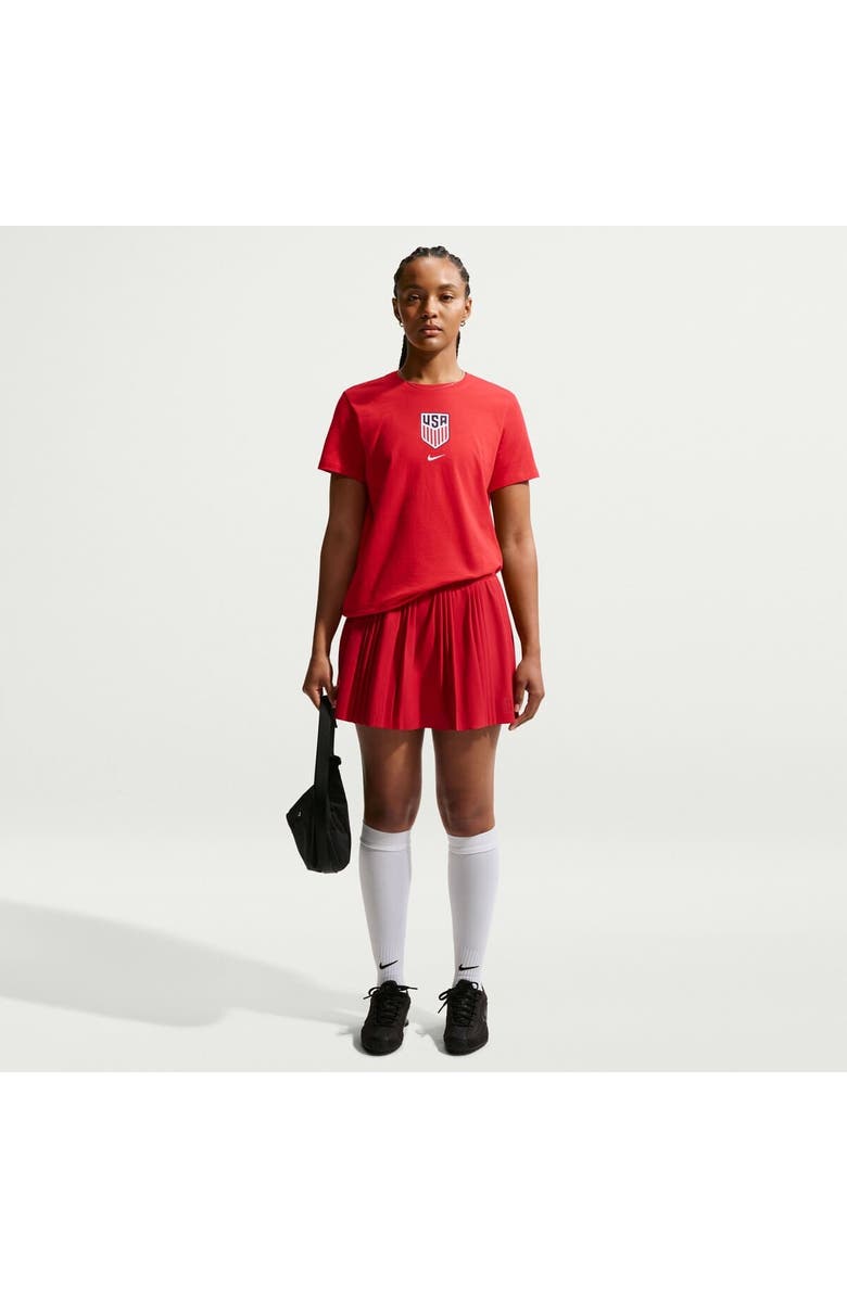 Nike Women's Nike Red USMNT Crest T-Shirt, Main, color, Red
