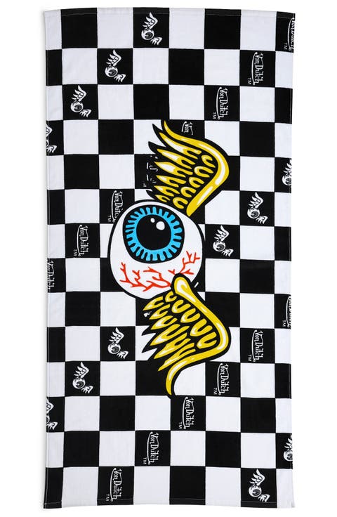 Iconic Y2K 100% Cotton 30"x60" Beach Towel | Hot Pink Cheetah