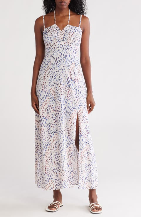 Tie Keyhole Maxi Dress