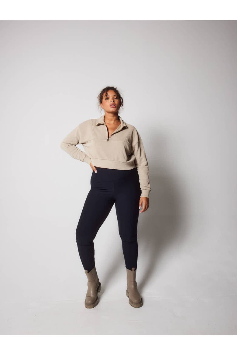 Winter Everyday High Waisted Leggings, Alternate, color, Vintage Navy