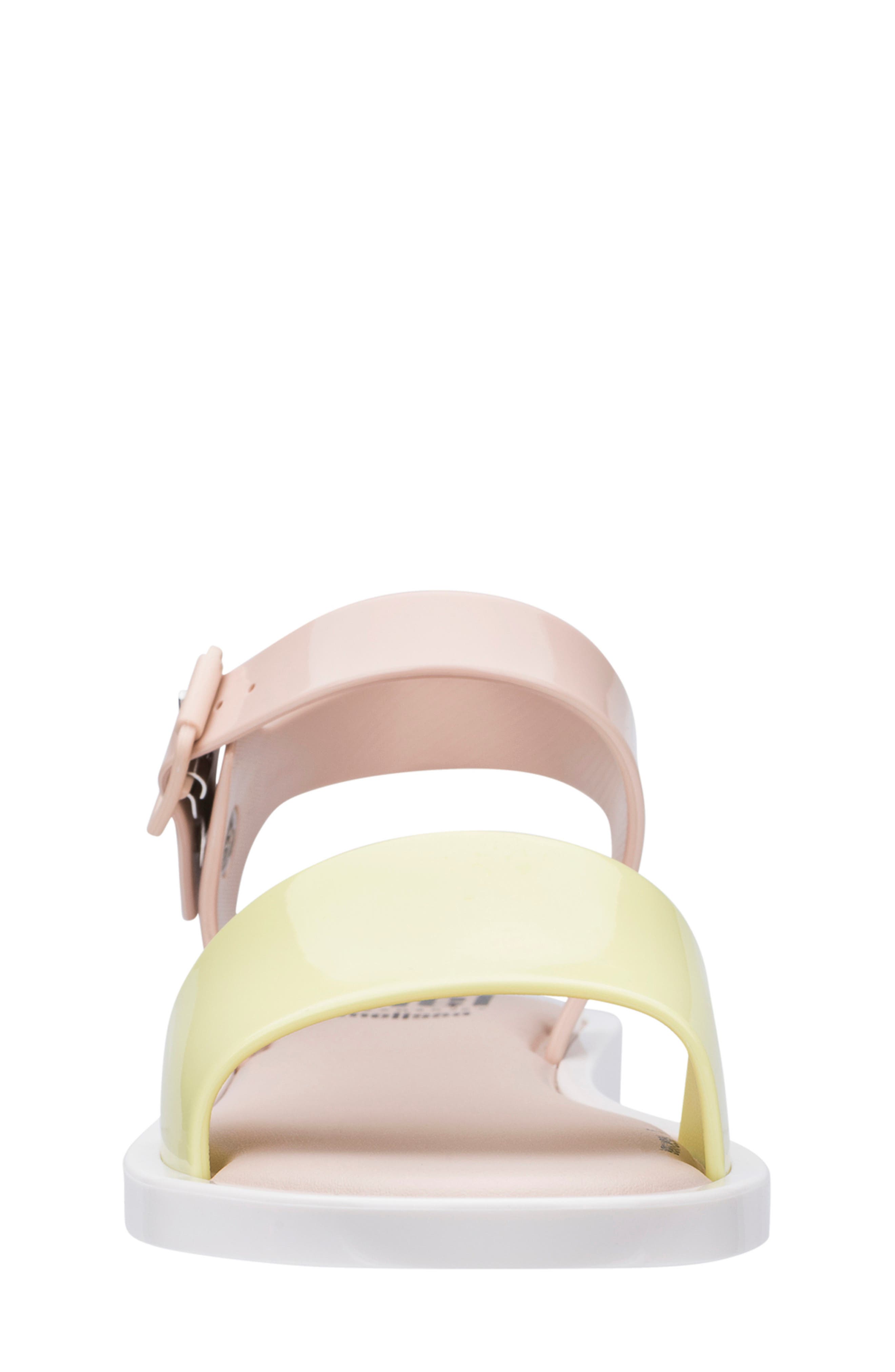 Mel by Melissa Mel Mar Sandal, Alternate, color, YELLOW/ PINK