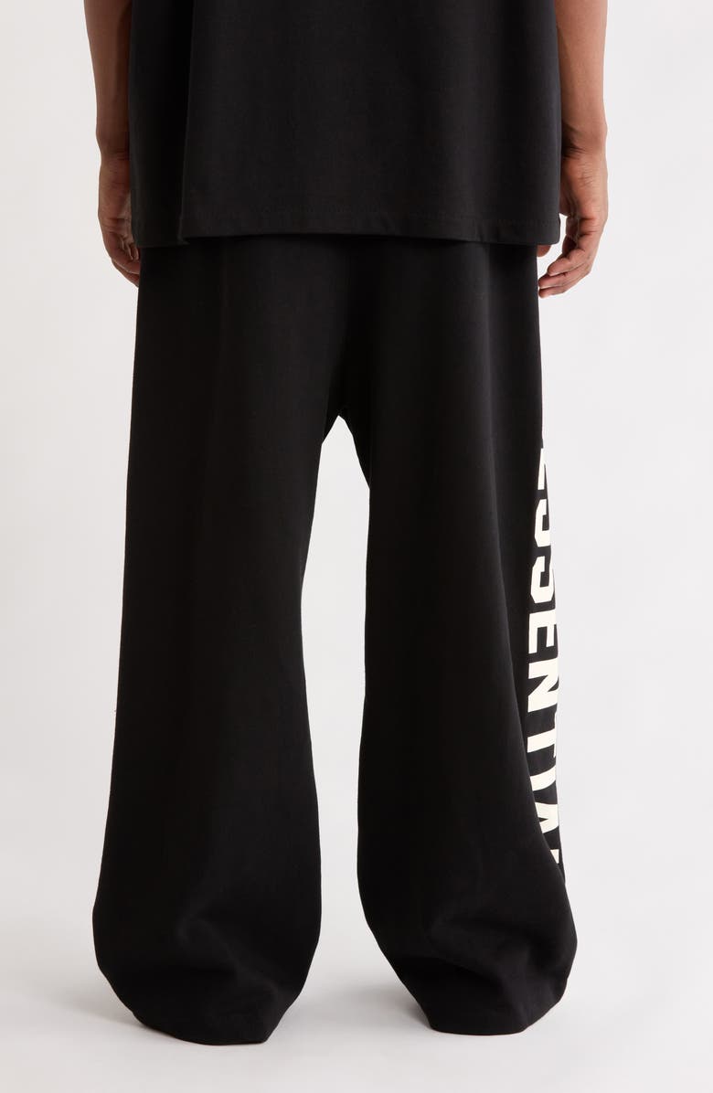 Fear of God Essentials x NBA Lounge Fleece Sweatpants, Alternate, color, Black