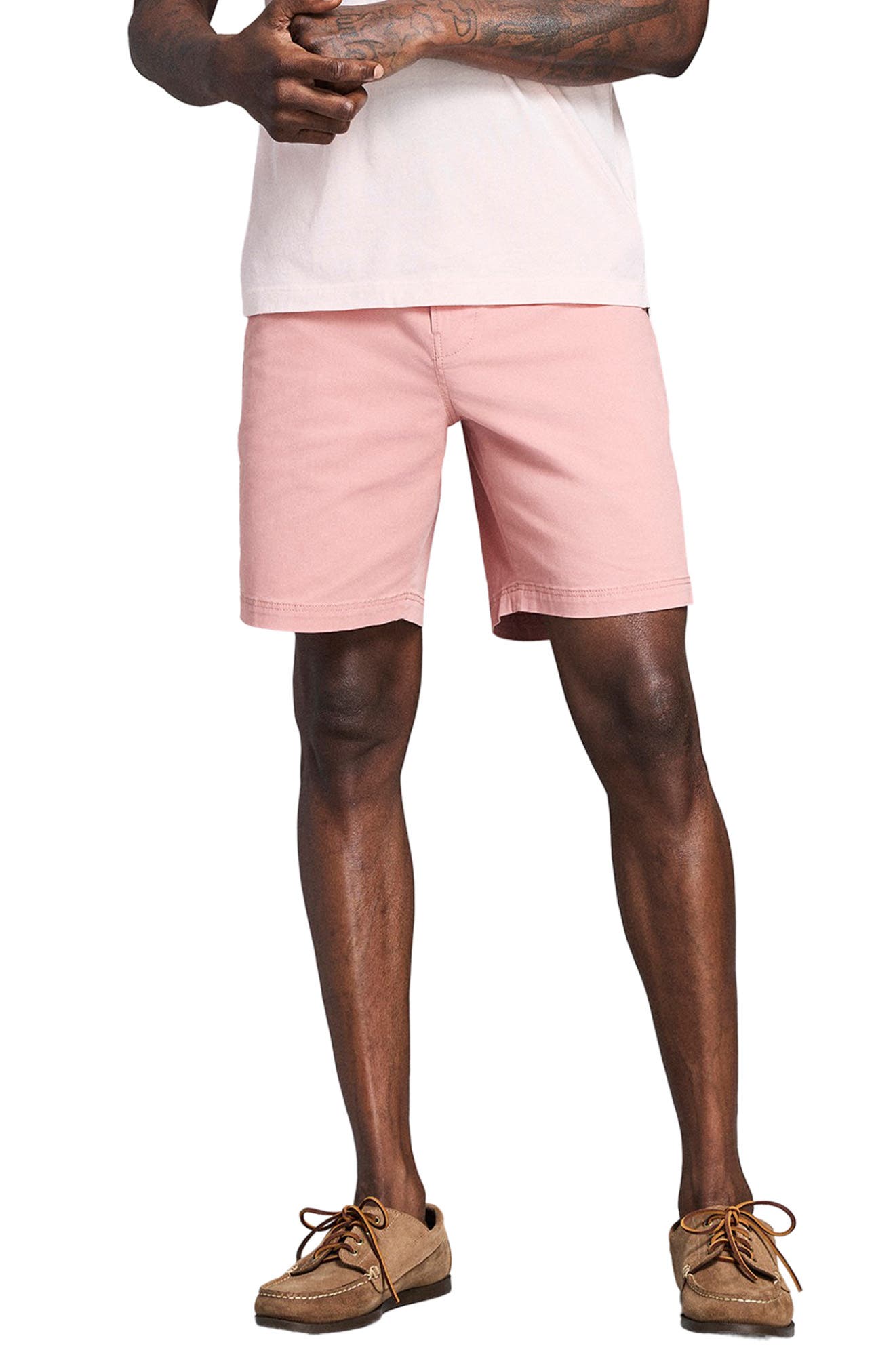 Stretch Cotton Chino Shorts