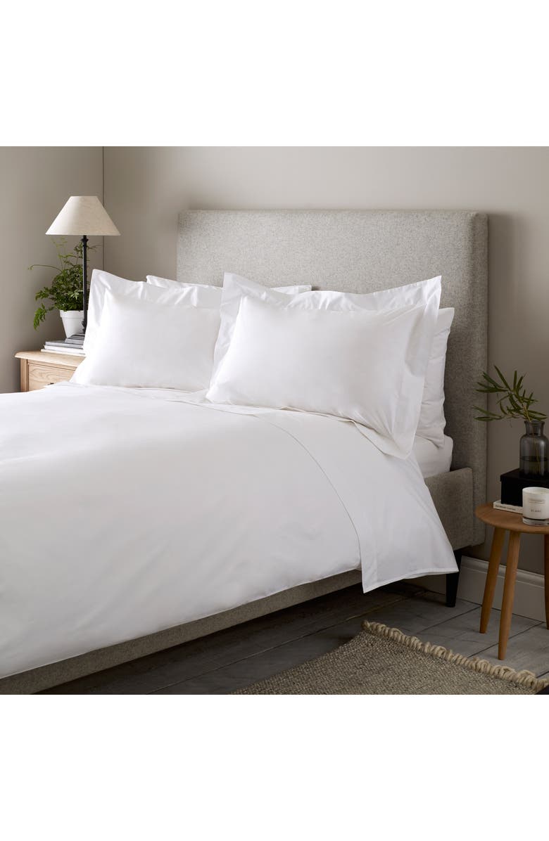 The White Company 300 Thread Count Egyptian Cotton Flat Sheet, Main, color,