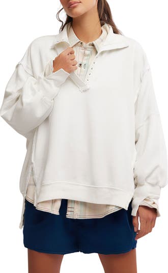 Free People Camden Oversize Henley | Nordstrom