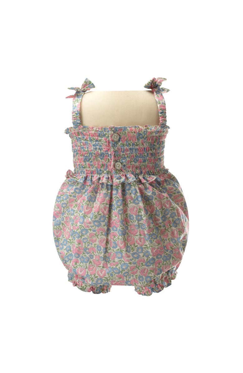 Rachel Riley Pastel Floral Smocked Bubble, Alternate, color, 