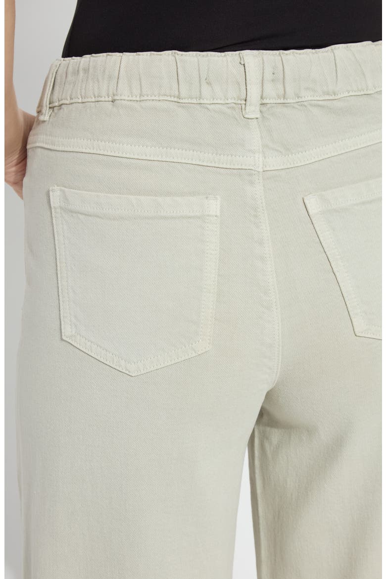 Nellie Drawstring Wide Leg Jeans, Alternate, color, REFINED TAUPE