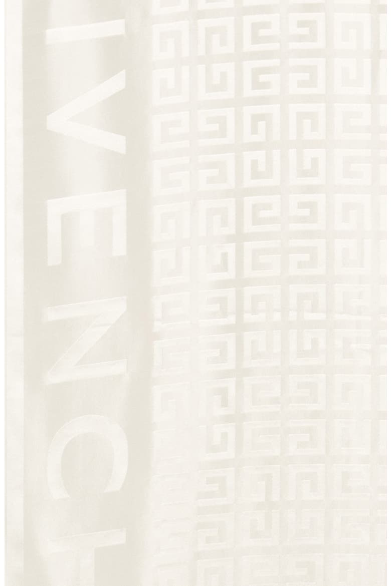4G Monogram Silk Scarf, Alternate, color, IVORY