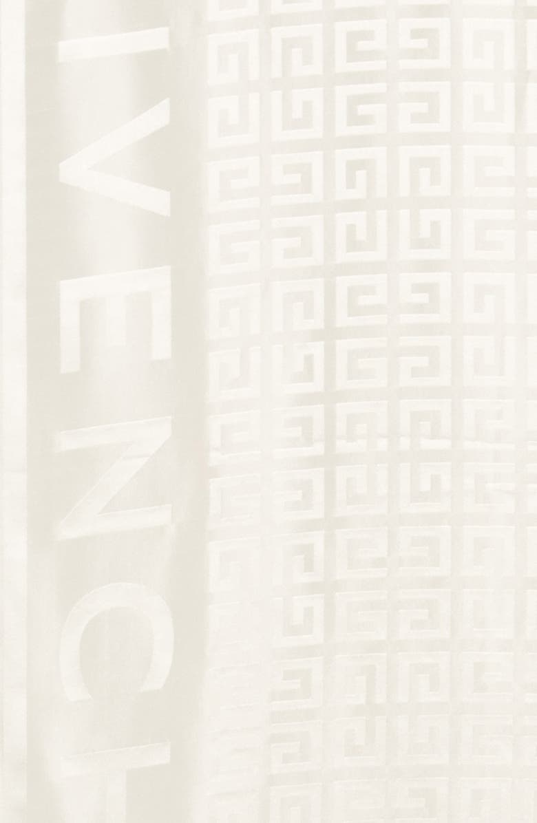 Givenchy 4G Monogram Silk Scarf, Alternate, color, Ivory