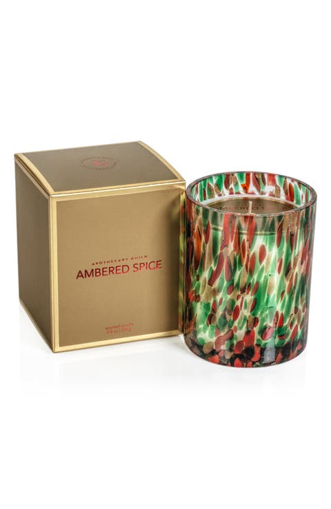 Ambered Spice Spangled Jar Candle