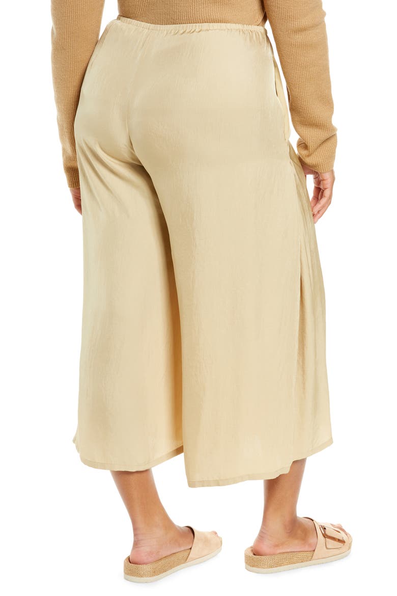 Pull-On Culottes, Alternate, color, MAIZE