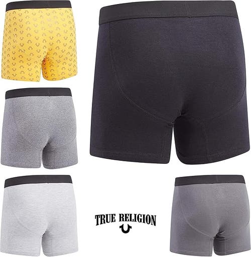 True Religion Boxer Briefs Stretch Underwear Pack Of 5 In Multi