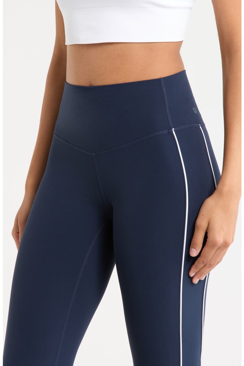 Studio Luxe Piped Bootcut Leggings, Alternate, color, NAVY SAPPHIRE
