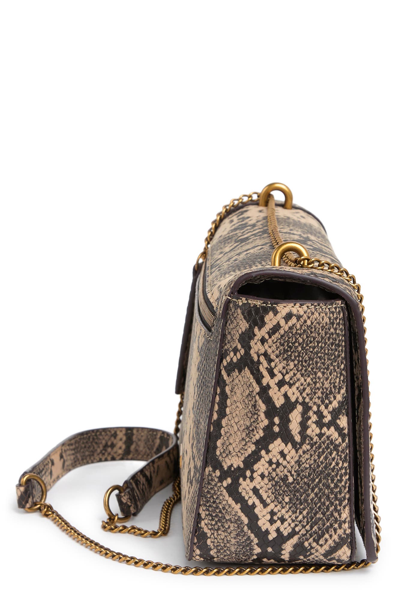 Sam Edelman Sophia Snake Print Leather Crossbody Bag (Women ...