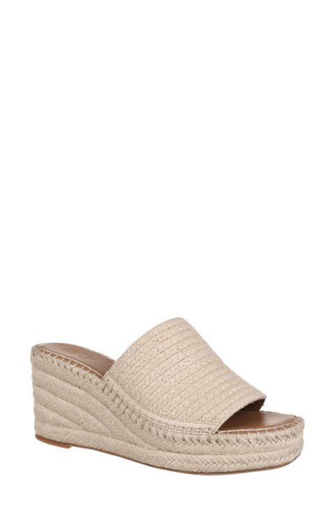Claire Jute Wedge Slide Sandal (Women)
