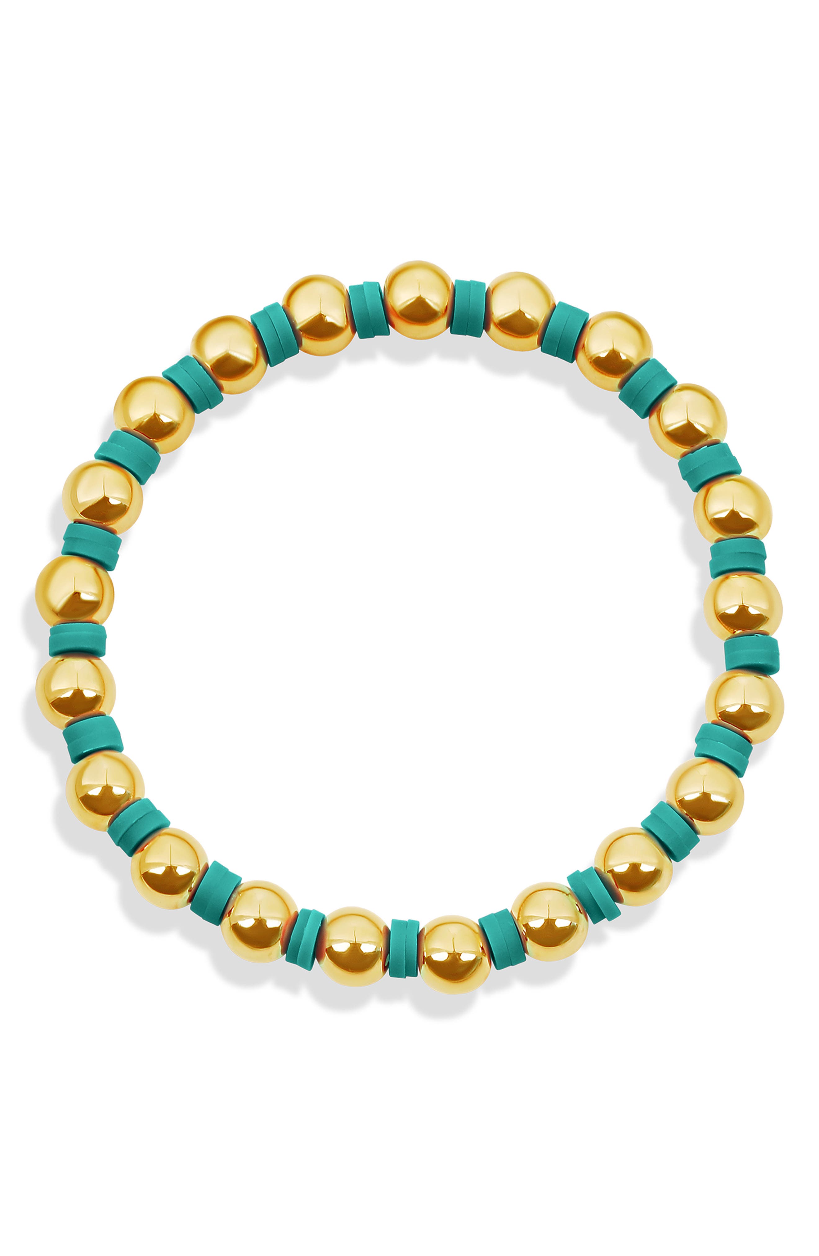 GOLD/ TURQUOISE