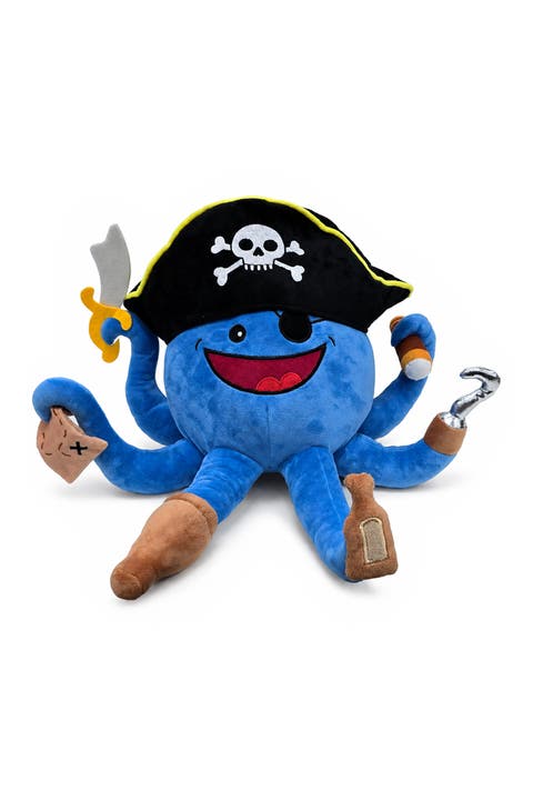 Captain Wavy Jones Pirate Octopus Plush Toy